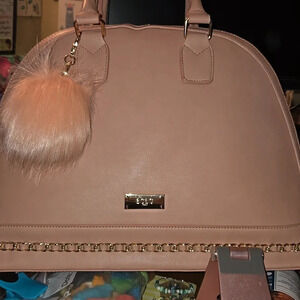 Sample handbag from BCBG Paris in blush pink, NWOT